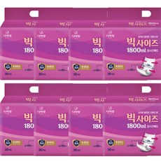 디아망 성인용 기저귀 특허원단 빅사이즈 1800ml 장시간패드 (30개입X 8개)