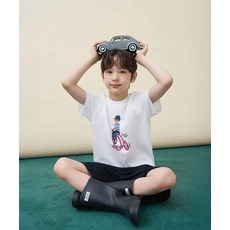 빈폴 BEANPOLE KIDS 나 자전거 그래픽 티셔츠 화이트 BI6442U081 440850