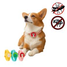 펫하음 2.5세대 강아지 고양이 진드기 모기 목걸이 퇴치제, 2개, 20ml, 옐로우