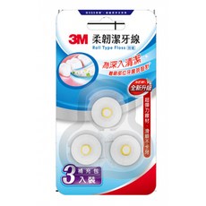 3M牙線 （新款）柔韌潔牙線, 1個