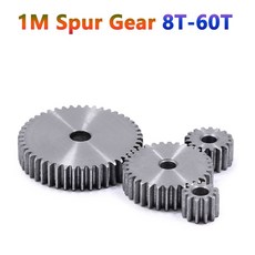 1PC 1M 8T 피니언 12 60T MOD 기어 플랫 스퍼 원통형, 1M 52T Bo 8mm, 1개