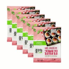 풀무원 김밥김 10p, 20g, 6개