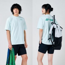 요넥스 25SS 남자 여자 공용 데일리코디 운동 일상 오버빗 반팔티 251TS052U