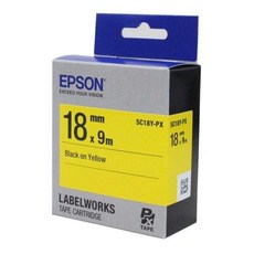 EPSON)라벨프린터리본(SC18Y)노랑/흑문자 lov+91598fW