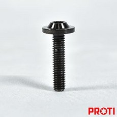 偉倫精品零件 PROTI M4全系列鈦合金螺絲 M4螺絲 錐頭 錐形螺絲 平頭 圓柱, 1個, M4L18-U01,顏色備註(金/藍/黑/銀)