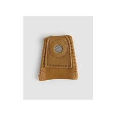 퀼트스타 고급 양가죽 코인골무, 1개, 카멜