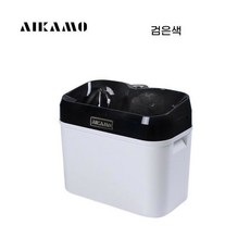 자동 포터필터 클리너 청소기 커피 찌꺼기 세척 넉박스 털이기, 블랙