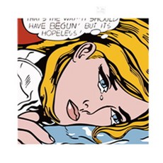 티디엠디 눈물흘리는 미녀 캔버스 그림그리기 어린이그림그리기세트, 단품