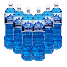 유렵형 사계절 에탄올 자동차 워셔액 1.8L 6개*1박스 영하 -25도에서도 얼지않은 원액 -5시마감, 6개, 1.8ml