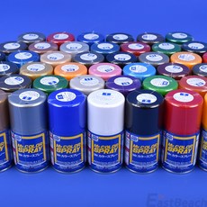 Mr 컬러 스프레이캔 모형 프라모델 건담 건프라 전차 비행기 피규어 인형 자동차 색칠 도색 군제, Mr 스프레이 S001 화이트 유광, 1개