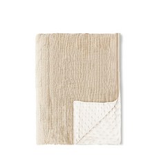 Babe Cosset 豆豆棉紗安撫毯 75x100cm 包巾 萬用巾 餵奶巾 居家外出 彌月禮, 豆豆毯-沉靜米