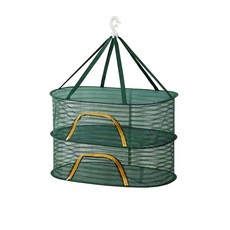 다용도건조망 생선건조망 특대형2단 나물야채 과일고추말리기 녹차찻잎 다용도 무말랭이, 1개, 2단, 그린