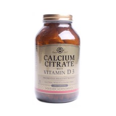 SOLGAR 檸檬酸鈣維生素D3錠, 1罐, 240顆