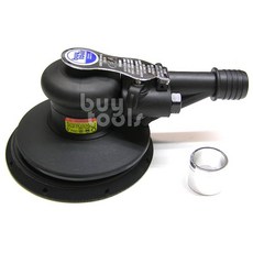 BuyTools 專業級氣動研磨機 6吋中央集塵 9mm偏擺重切削 67孔橡膠底盤 底盤快停安全機構 台灣製造, 1個