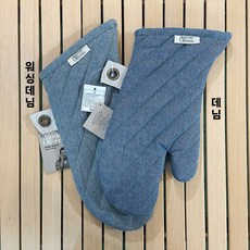 제이미 올리버 데님 오븐 장갑 캠핑 주방 내열 장갑, 워싱데님, 1개