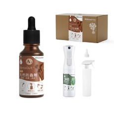 JH Biotech Inc. NemaOut® 植物防蟲劑濃縮液 30ml 附兩款稀釋噴瓶套組, 1套, 【30ml】盒裝組合(含藥劑+稀釋瓶套組