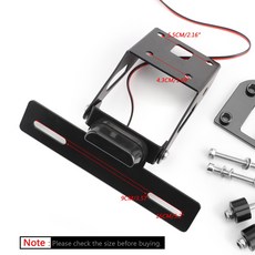 Kawasaki Z800 (2013-2016) 改裝後牌架，極限超快感，輕量化設計，簡便安裝，堅固耐用，個性化改裝, 1個