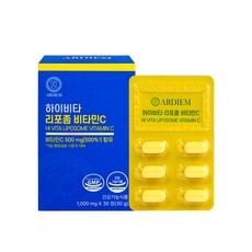 아르디엠 하이비타 리포좀 비타민C 500mg, 1개, 30정