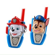 Paw Patrol 汪汪隊立大功 阿奇 毛毛 天天 造型無線對講玩具 美國直送, 1個, 汪汪隊對講機
