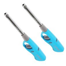 청사기공 씨에스 썬터치 가스점화기 파랑색ST-GL002S, 2개, 파랑색