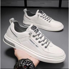 차쿠 남성 캐주얼 신발 중년 아저씨 아빠 운동화 스판신발끈 깔끔한 운동화