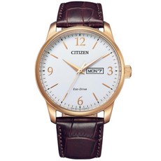 CITIZEN 星辰 日系光動能城市日曆手錶 BM8553-16A，簡約設計，不鏽鋼錶殼，光動能驅動