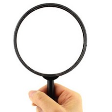 10cm 특대형 돋보기 검정색 독서 신문 관찰 확대경