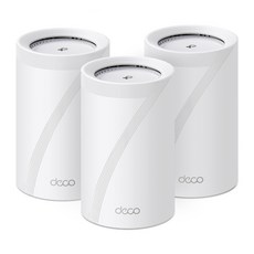 TP-Link Deco BE68 BE14000 mesh 無線分享器 WIFI 路由器, 1套, Deco BE68(三入)