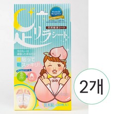 아시리라 풋 시트 릴랙스 발패치 복숭아, 2개, 30매입, 10ml