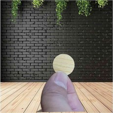 구멍 못자국스티커 중간갈색 흠집보수 무늬목 가구흠집스티커