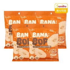 스미후루 바나밥 시즈닝 바나나칩 (솔티드카라멜맛), 5개, 40g