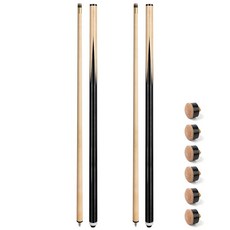 LOTKEY 수영장 큐 스틱 106.7cm(42인치) 수영장 큐 세트 전문가용 당구 큐 스틱 2개 세트 성인용 풀 스틱 414ml(14온스) 하우스 바 13MM 가죽 나, LOTKEY 수영장 큐 스틱, 106.7cm(42인치)