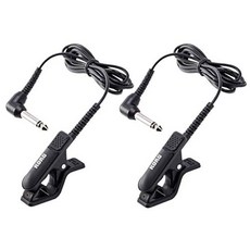 KORG (코르그) 콘택트 마이크 CM-300 블랙 CM-300-BK 2개 세트