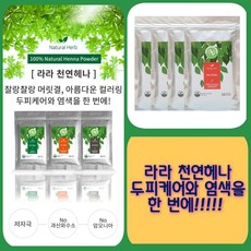 라라 천연헤나 두피케어와 염색을 한 번에 라라헤나, 7번흑갈색, 1개