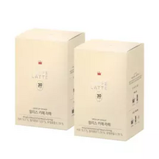 할리스 카페 라떼 30개입 2개, 15g