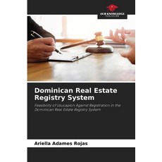 (영문도서) Dominican Real Estate Registry System Paperback, Our Knowledge Publishing, English, 9786208227296