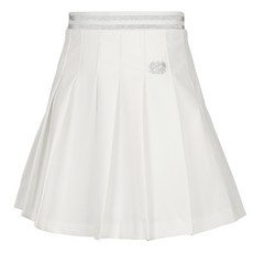 女款高腰腰部拼色褶皺A字高爾夫球裙褲裙