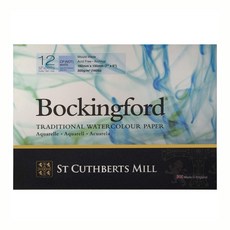 【汶采】英國山度士巴京夫(BKF300)精裝水彩本(膠裝本、線圈本) - 英國製300g厚磅水彩紙, 18*26-CP/膠裝本