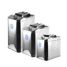 야외 연료통 휴대용 경유 차박 스틸 석유통 난로 등유, 두꺼운 수직 10L, 1개