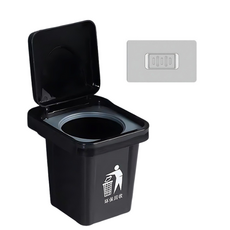 壁掛式防風煙灰缸 黑色簡約菸灰缸, 黑色, 1個