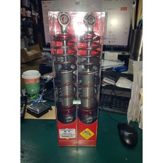 機怪 S-21避震器 可調高低 鈦藍紅色橘色 適用於奔騰 雷霆 BWS 勁戰 GTR JET POWER FIGHTER, 4.鈦藍340~360mm