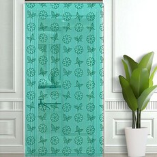 단비가 현관 비닐 문발 업소용문발