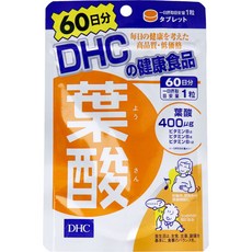 DHC 葉酸60日份 - 孕婦營養補充，維持紅血球健康, 1個, 60顆