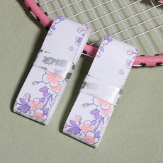 사쿠라 배드민턴 오버 미끄럼 방지 라텍스 쿠션 테이프 테니스 스쿼시 라켓 진동, 1개