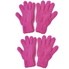 롤링페이퍼 집안청소 다용도 마이크로화이버 매직 청소장갑, 핑크, 4개