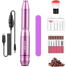 NAILGIRLS 전동 네일 머신 11개 비트 네일머신 비트 젤네일 네일케어 손톱닦이, 1개