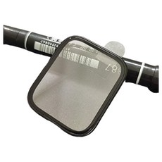 智慧手錶螢幕保護貼，高透光防刮，纖薄觸控靈敏，簡易安裝，長效保護, 黑色, 1個