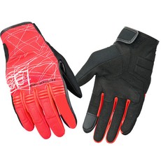 MARC MARQUEZ 騎行手套 防摔透氣機車騎士裝備, A佈(紅）,XL