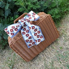 라탄바구니 빈티지 피크닉 바구니, [0001]기본상품, 1개