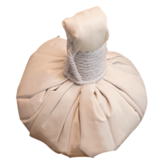 美容院SPA按摩必備艾灸按摩球，養生溫灸包，台灣現貨供應，舒緩疲勞，促進血液循環, 大+小, 1個